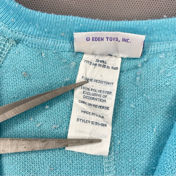 Paddington Bear Blanket Sleeper 3-6m small blue fleece PJs zip up footie pajamas - Picture 5 of 5